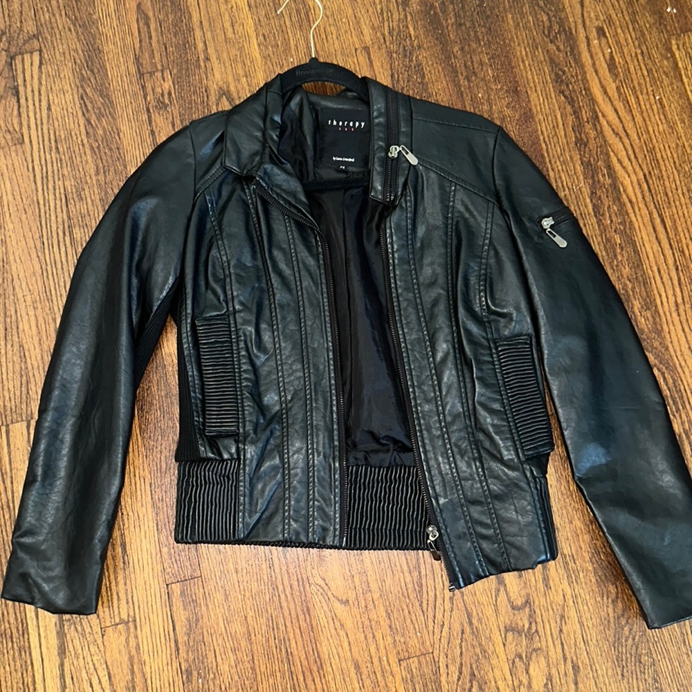 Leather jacket